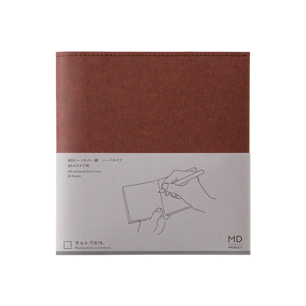 Midori MD Notebook Hard Cover - A5 Square - Paper