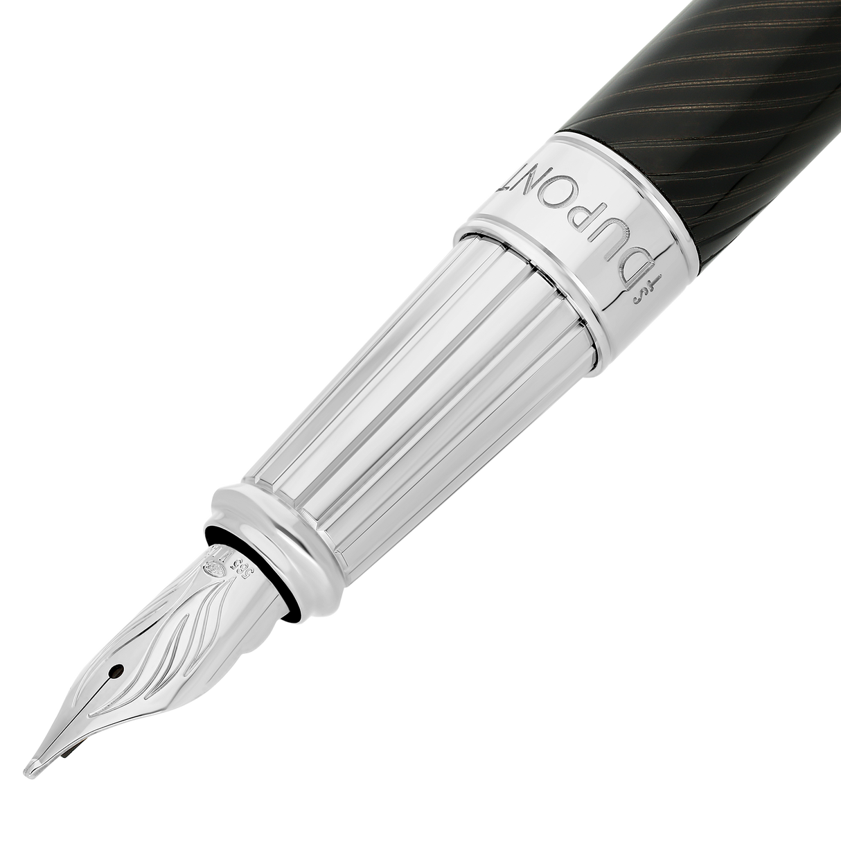 S.T. Dupont Line D Eternity Horsemane Fountain Pen - Black (Limited Edition)