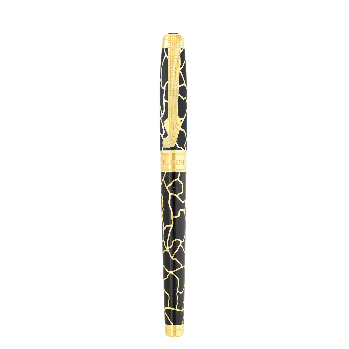 S.T. Dupont Fender Line D Large Fountain Pen - Black