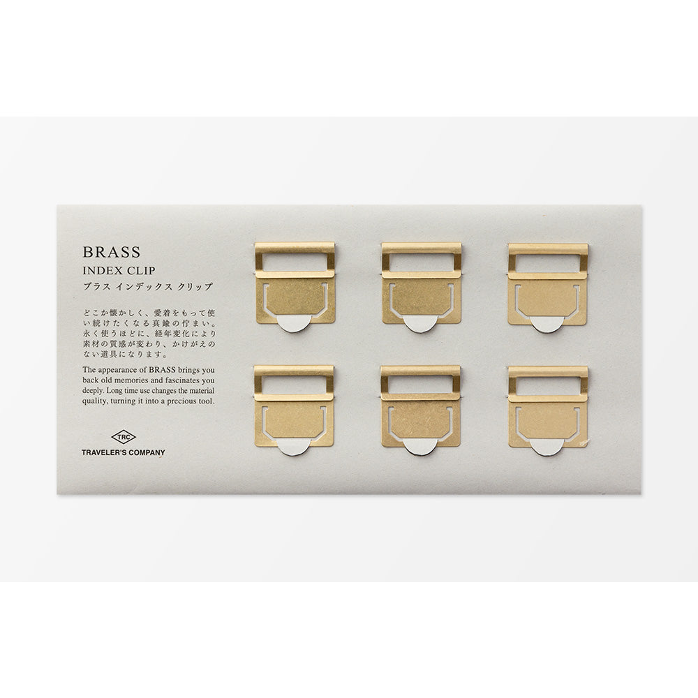 Traveler's Brass Index Clip