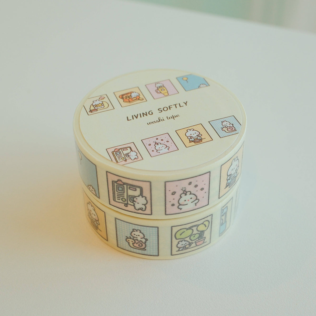 2jingis2jing Living Softly Washi Tape