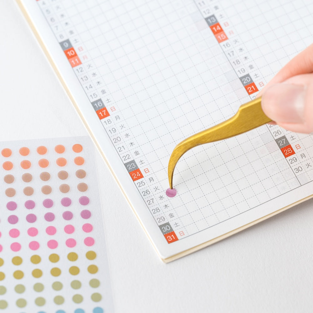 Hobonichi Transparent Dot Stickers (3.5mm) - TSUKI no IRO