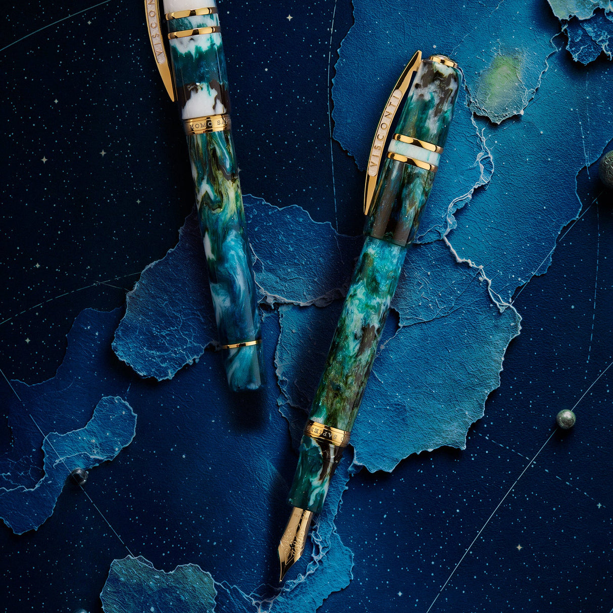 Visconti Homo Sapiens Nebula Fountain Pen - Eagle (Limited Edition)