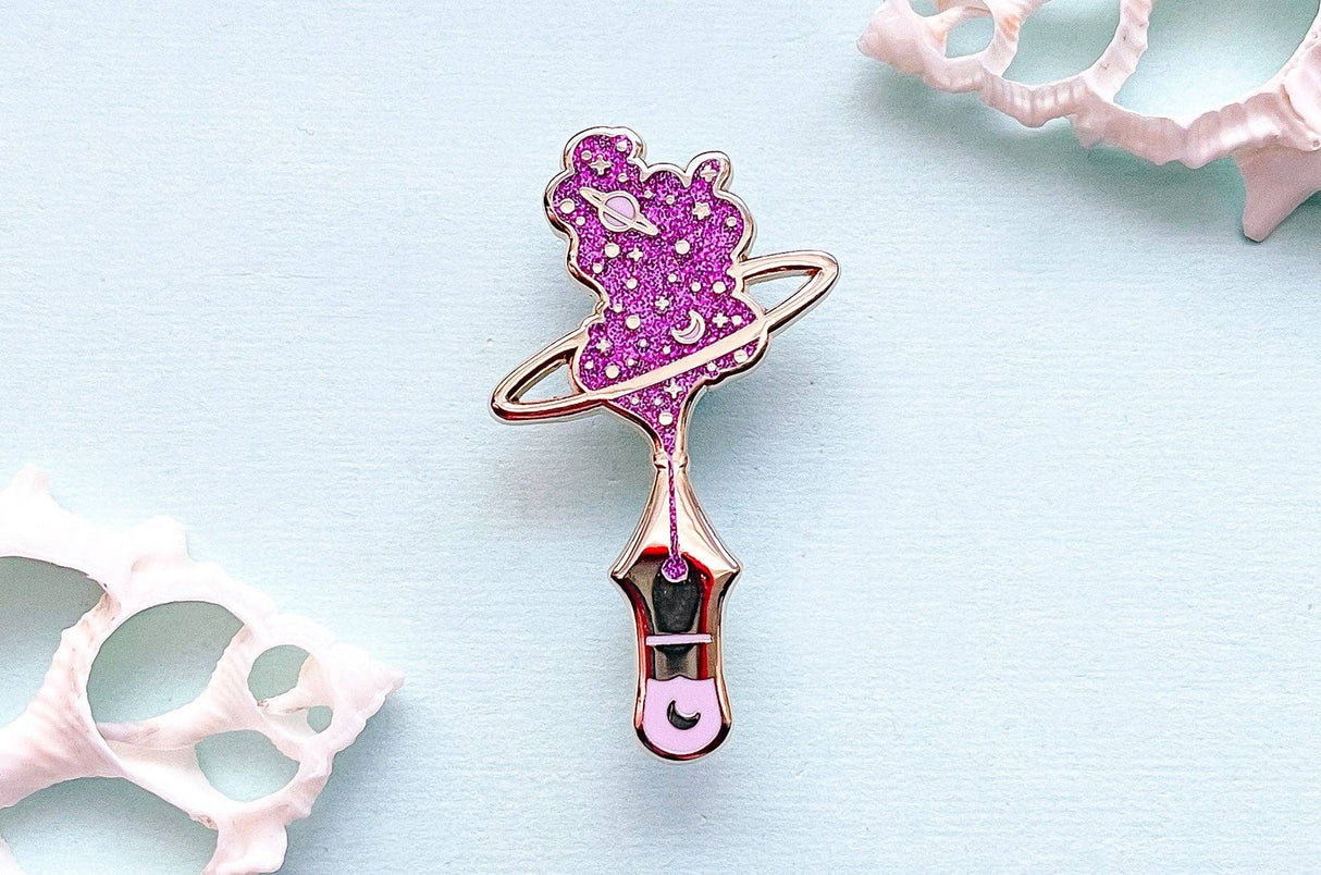 Inky Stars Enamel Pin