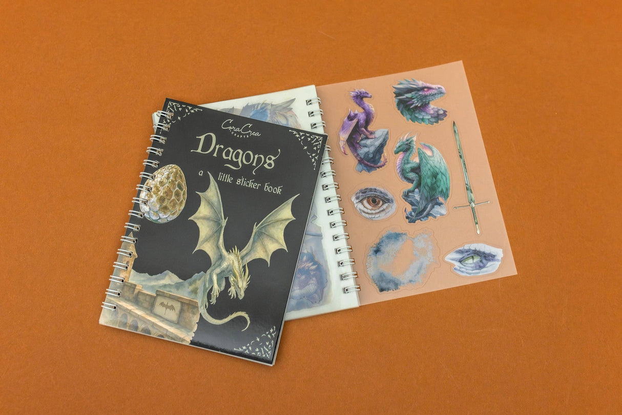 CoraCreaCrafts Dragons Sticker Book