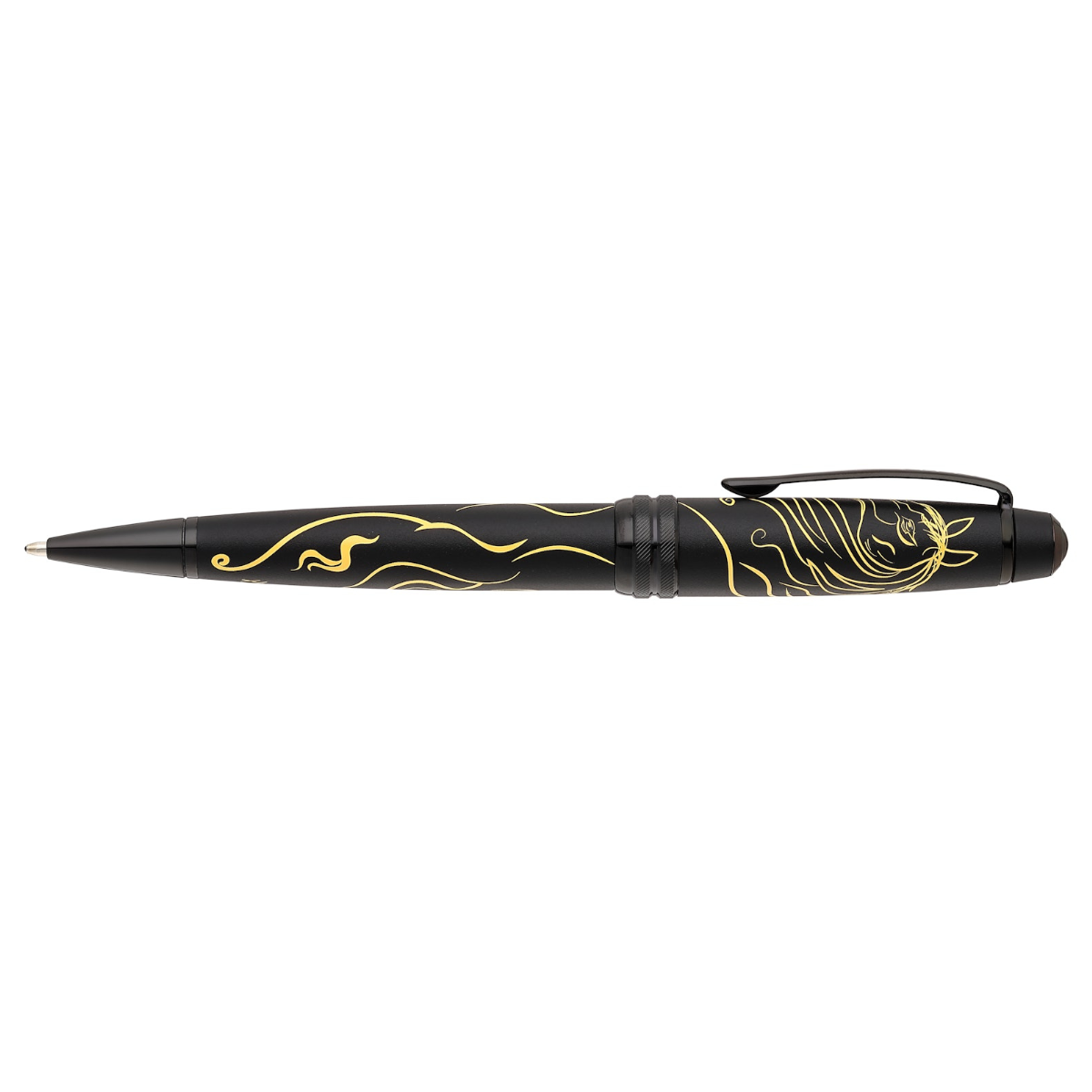 Cross Bailey Ballpoint Pen - Zodiac Year of the Horse Matte Black Lacquer