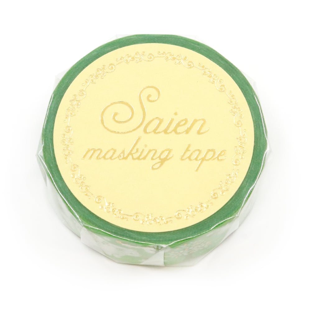 Kamiiso Washi Tape - Forest (Gold Foil)