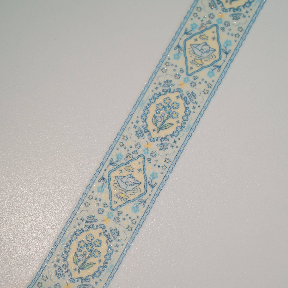 2jingis2jing Echoes of Forget Me Nots Glitter Washi Tape