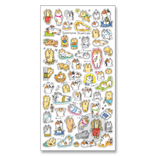 Mind Wave Sticker - Gorogoro Cat