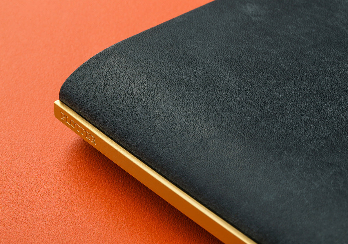 Plotter Pueblo 6-Ring Leather Binder - Narrow Size - Navy
