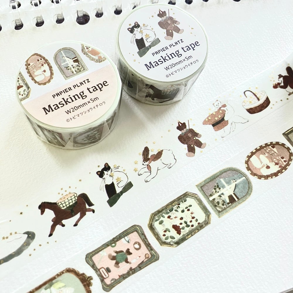 Papier Platz Tobimatsu Shoichiro Gold Leaf Washi Tape - Stardust Collection