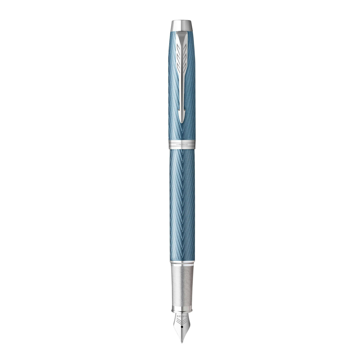 Parker IM Premium Fountain Pen - Grey Lacquer & Chrome Trim