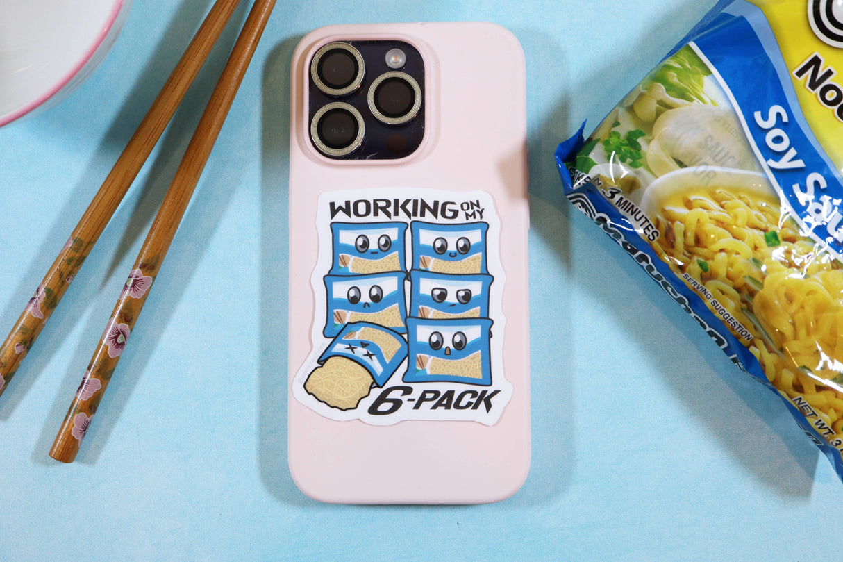 Atlas Stationers - Emii Creations 6-Pack Instant Ramen Sticker - Stickers - Image 3