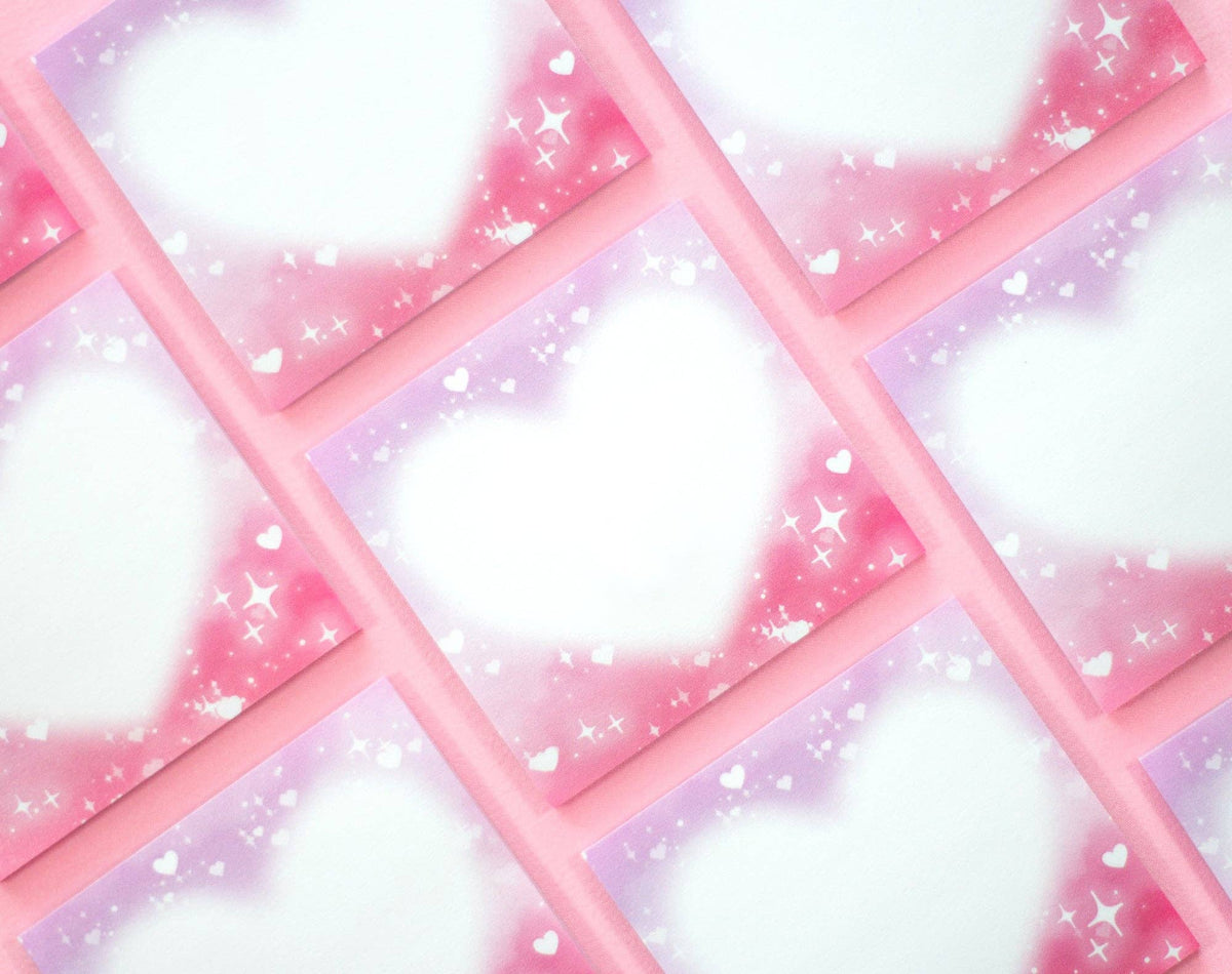 Unicorn Eclipse Heart Sticky Notes