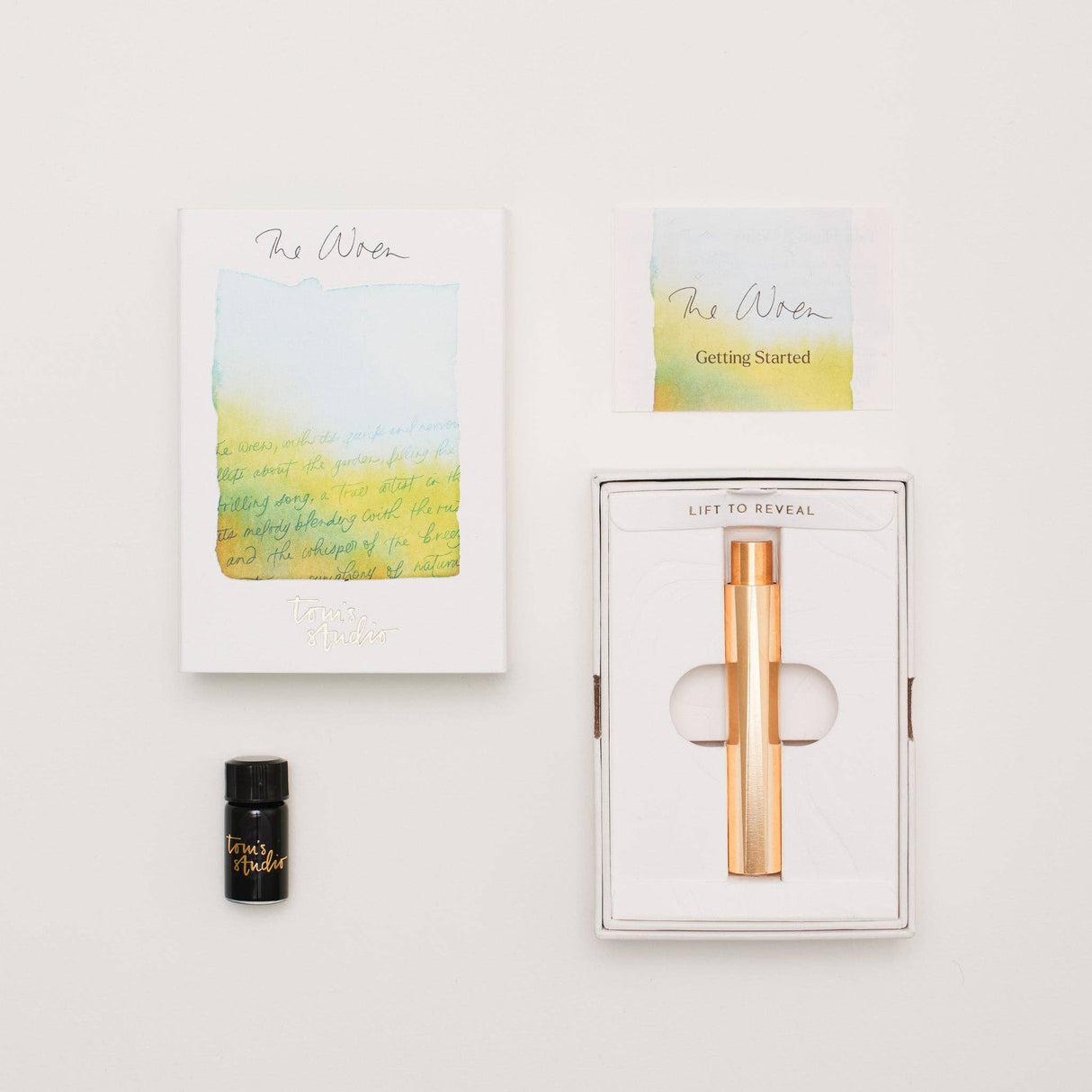 Tom's Studio The Brass Wren - Refillable Writing Pen