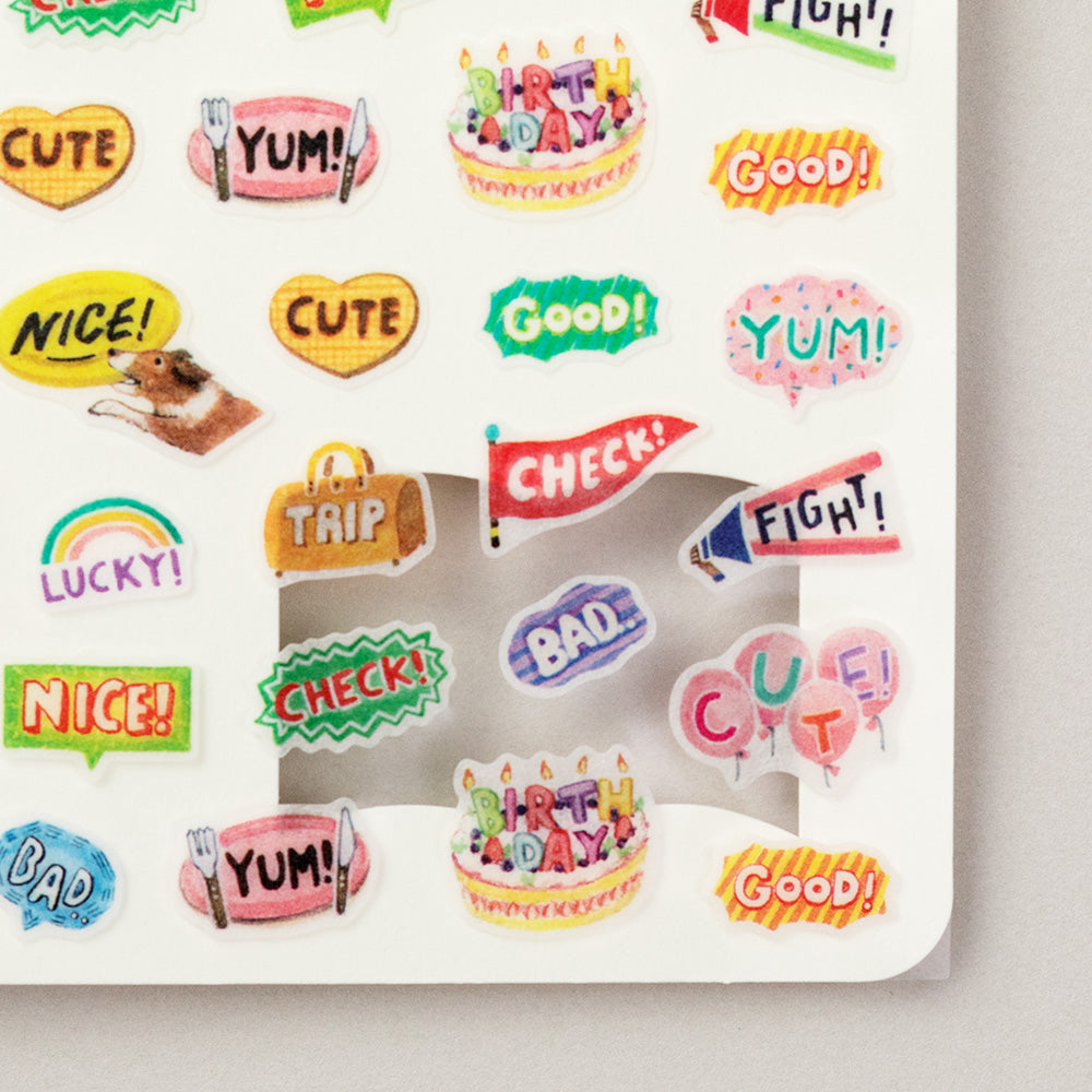 Atlas Stationers - Midori Sticker - Daily Records - Stickers - Image 4