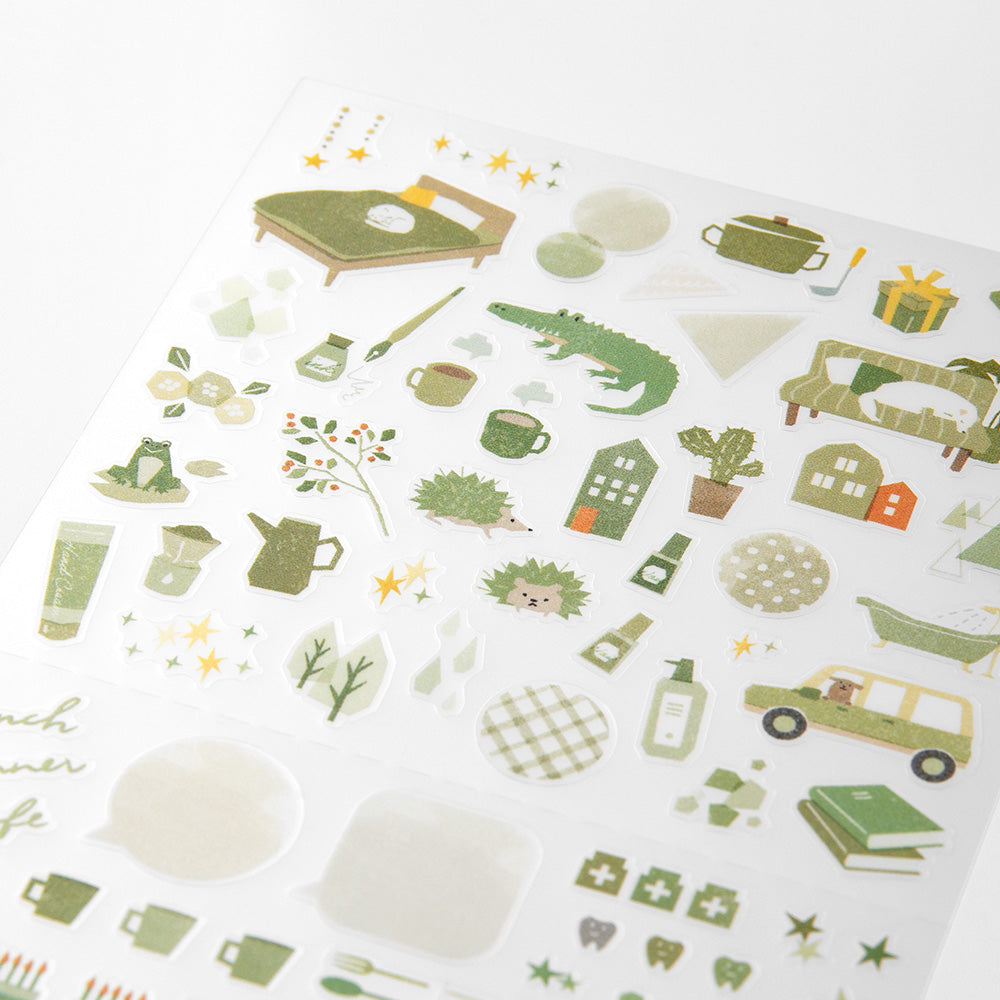 Atlas Stationers - Midori Sticker - Moss Green - Stickers - Image 4