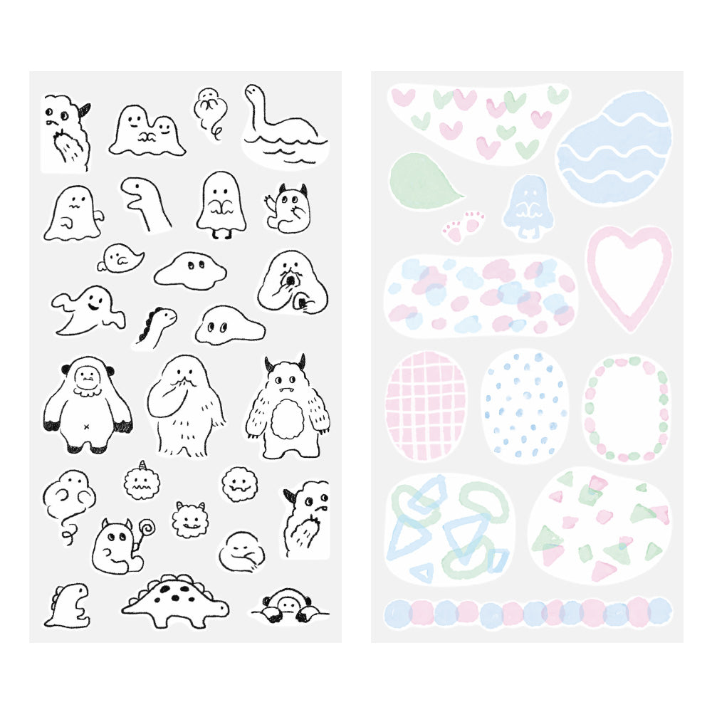 Midori Sticker - Monsters