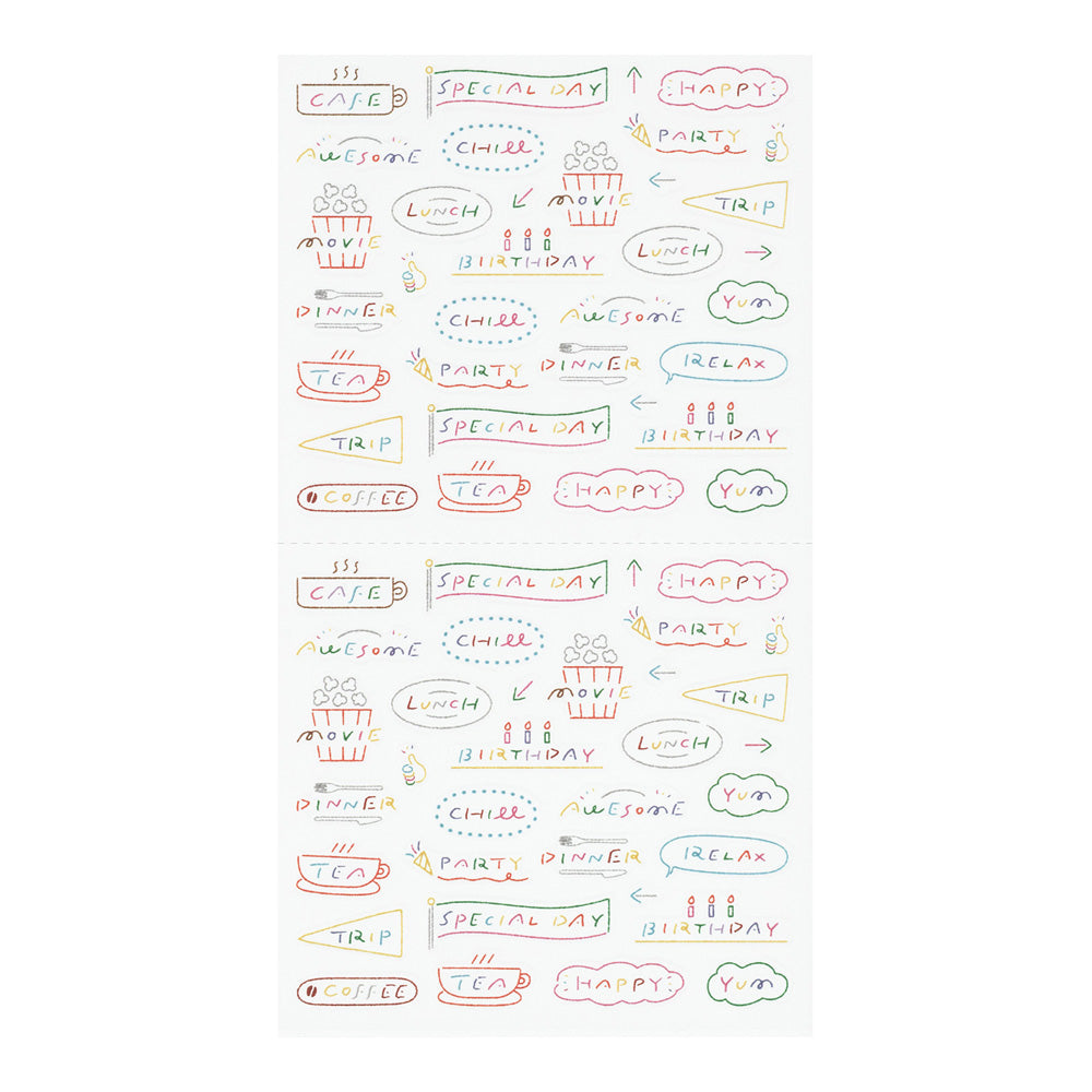 Midori Sticker - Text Anniversary