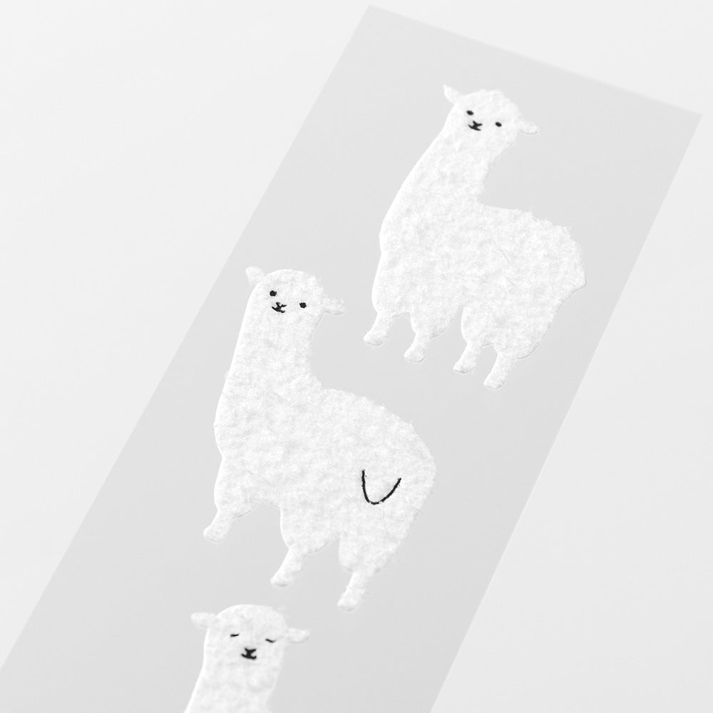 Midori Letter Set with Stickers - Alpaca