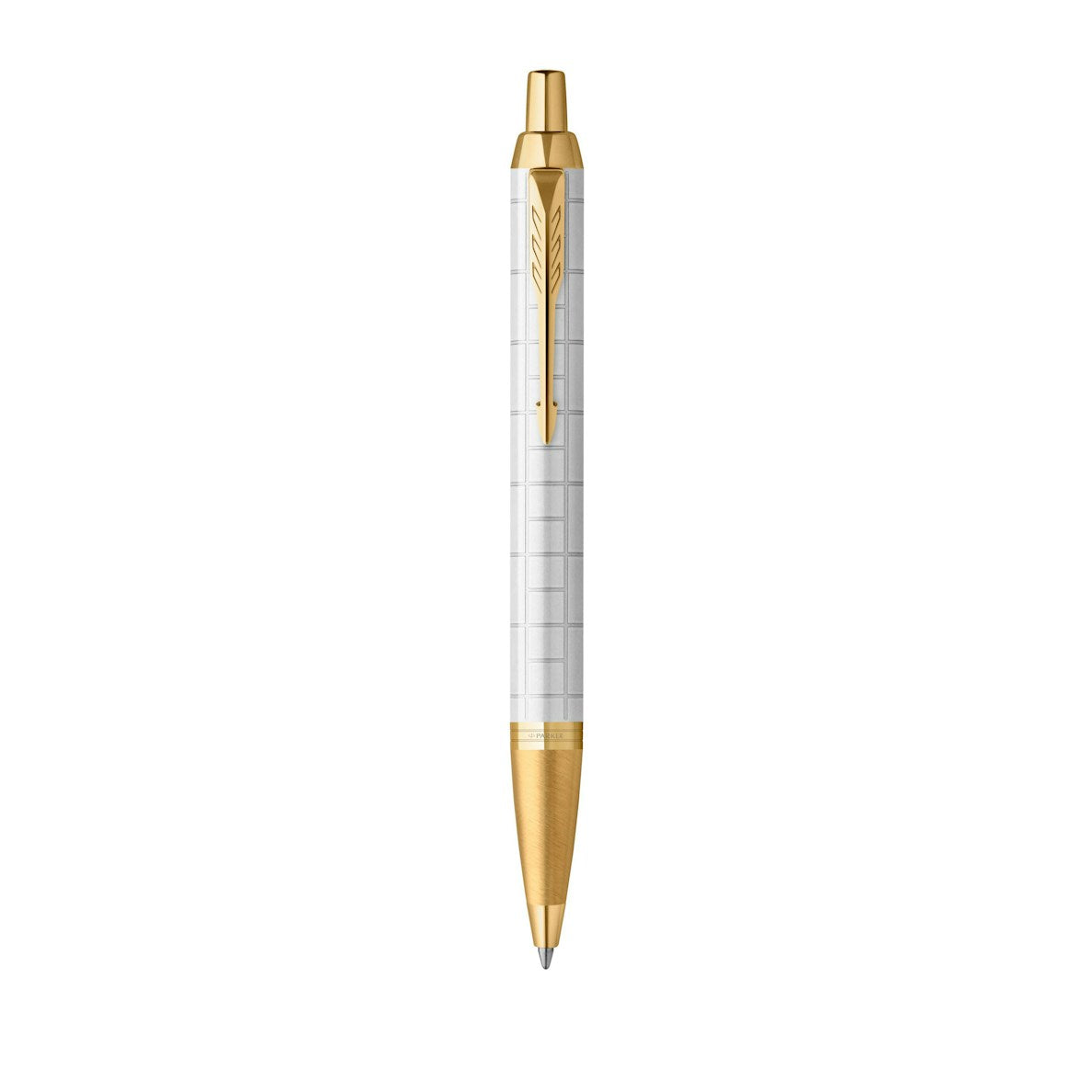 Parker IM Premium Ballpoint Pen - Pearl Lacquer & Gold Trim