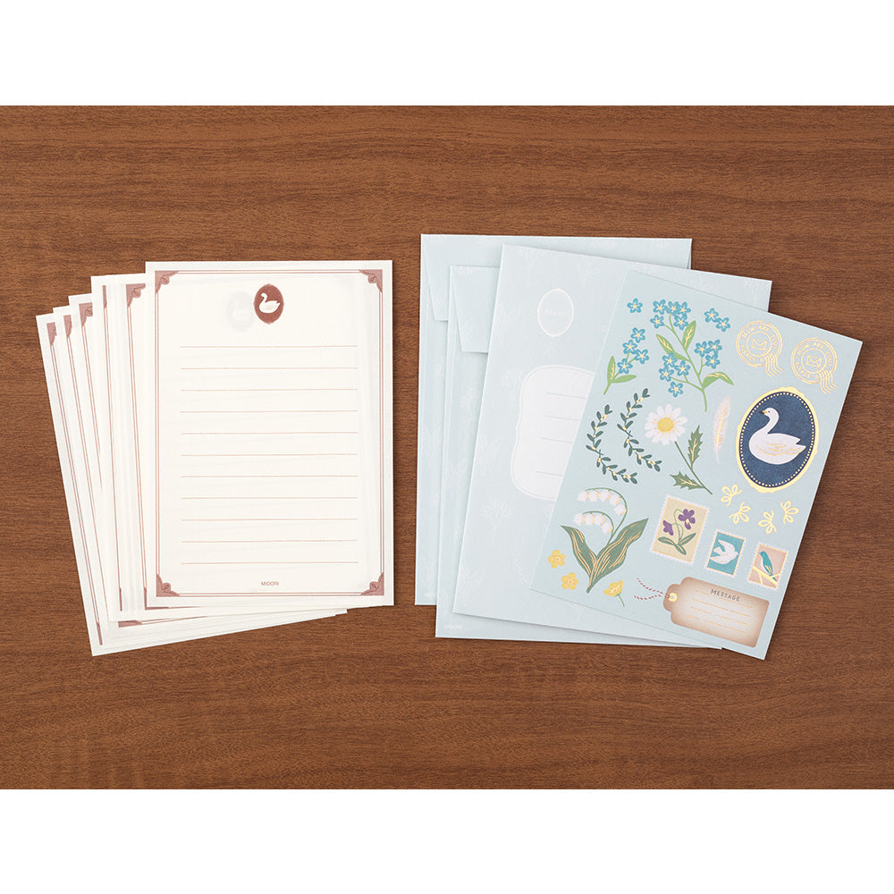 Midori Letter Set - Collage Bird