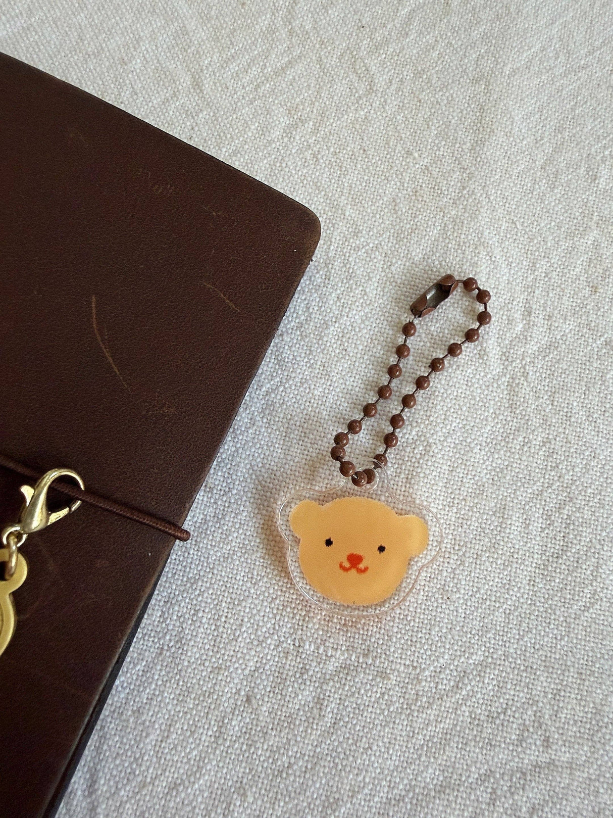Bloom Paper Studio Vanilla Bear Acrylic Charm