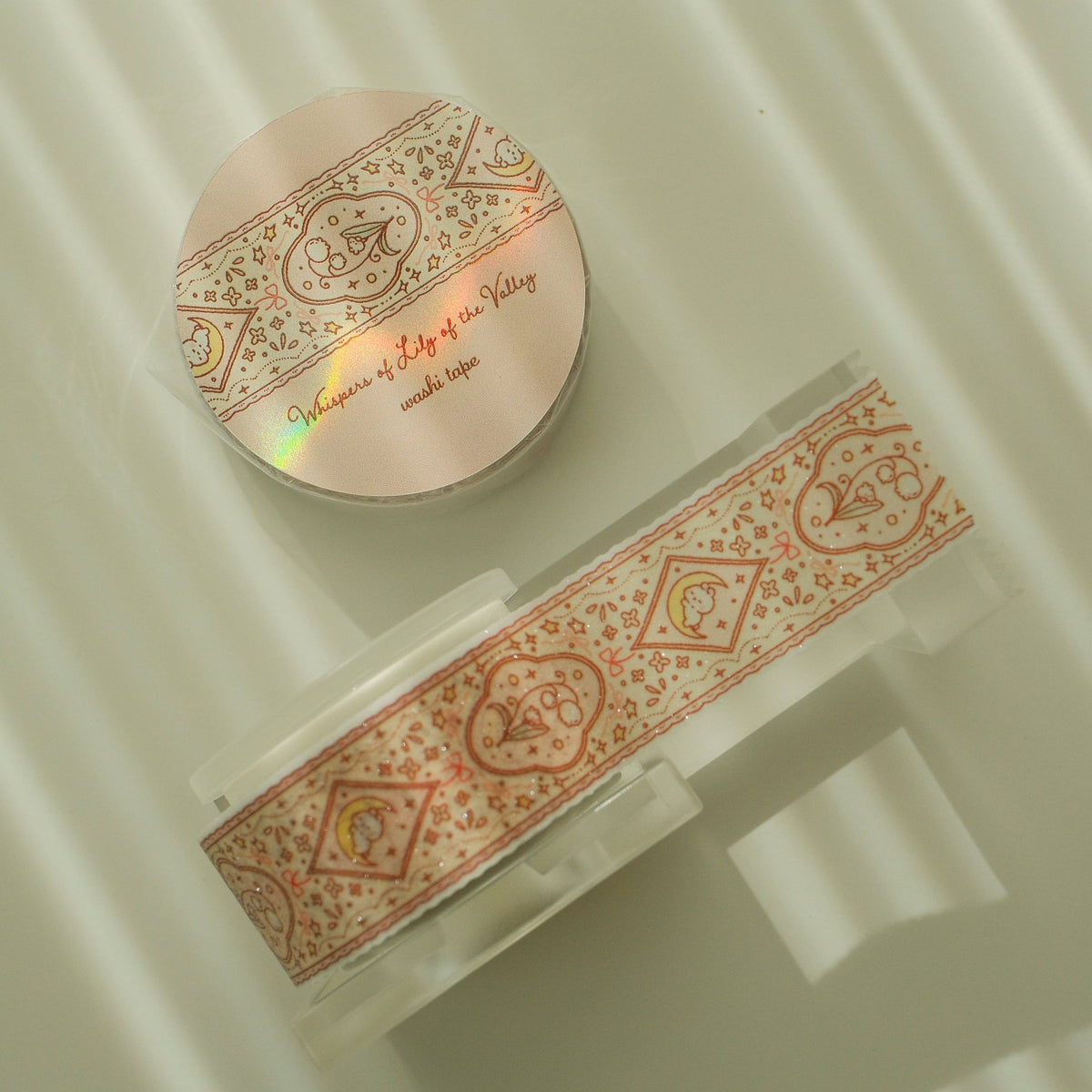 2jingis2jing Whispers of Lily of the Valley Glitter Washi Tape