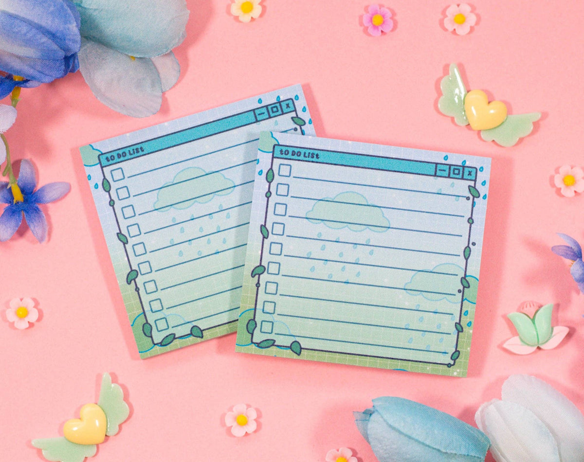 Unicorn Eclipse Rainy Day Sticky Notes