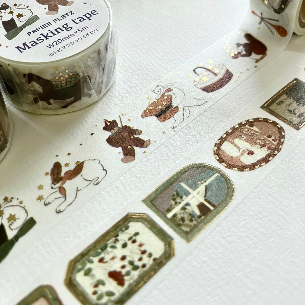 Papier Platz Tobimatsu Shoichiro Gold Leaf Washi Tape - Stardust Collection