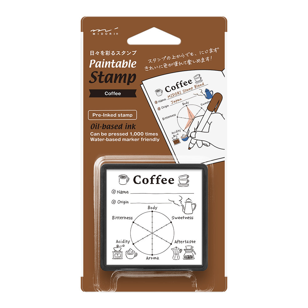 Midori Pre-Inked Paintable Stamp