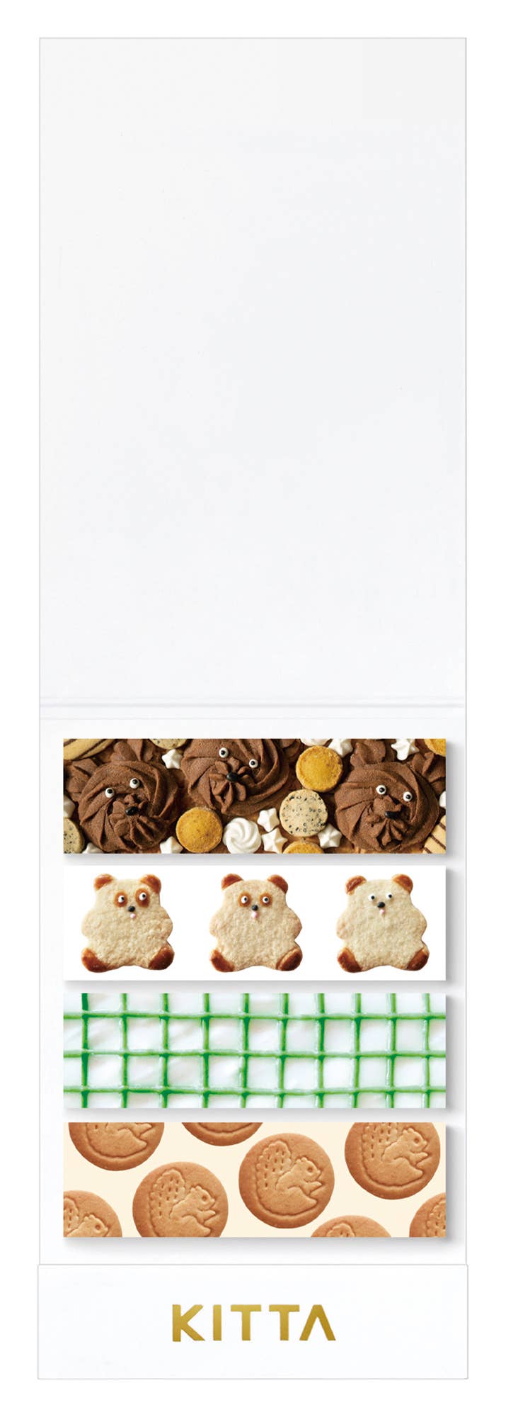 KITTA Portable Washi Decorative Tape -Stamp style Clear -: Memory