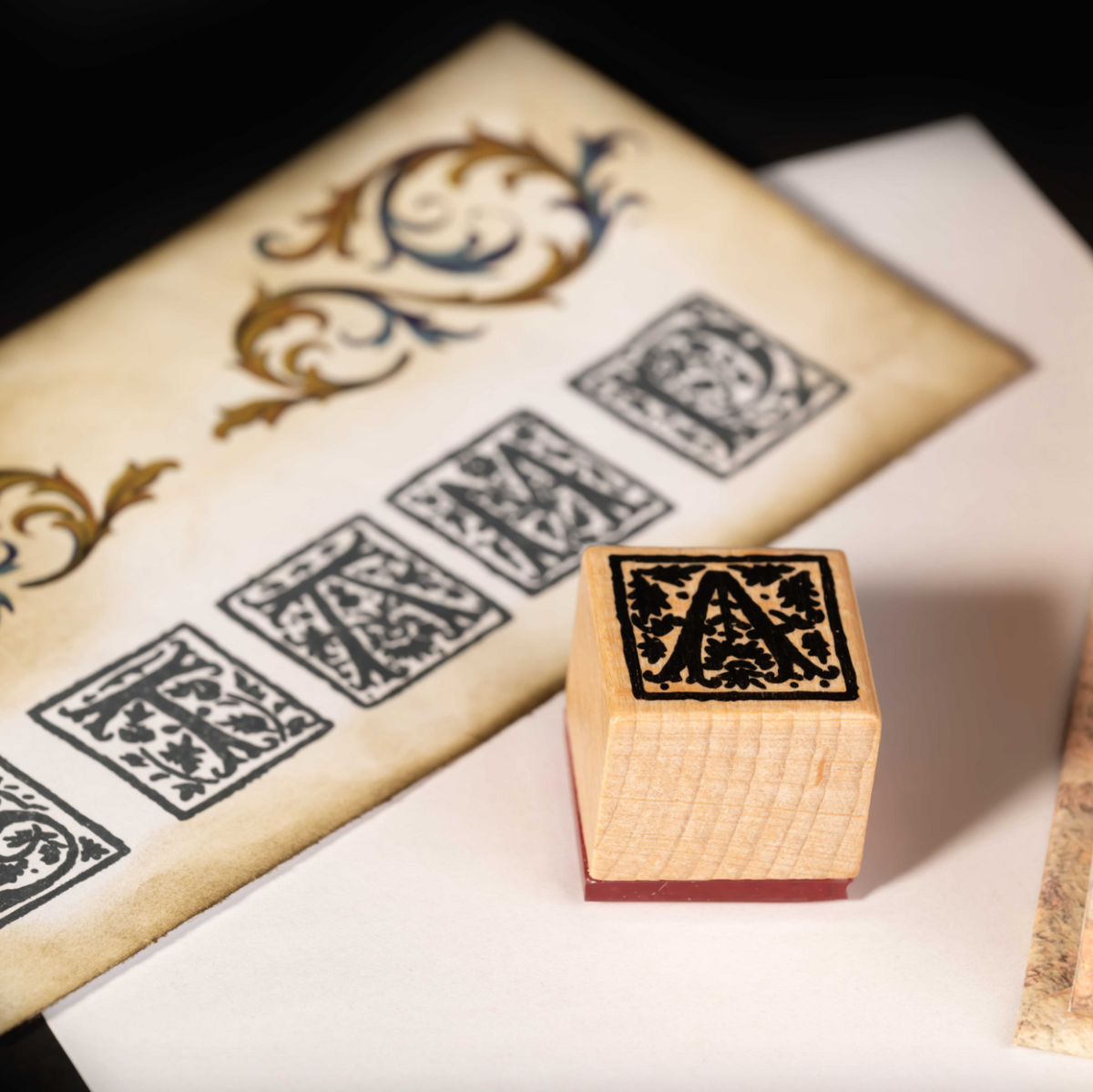 CoraCreaCrafts Alphabet Stamp Set