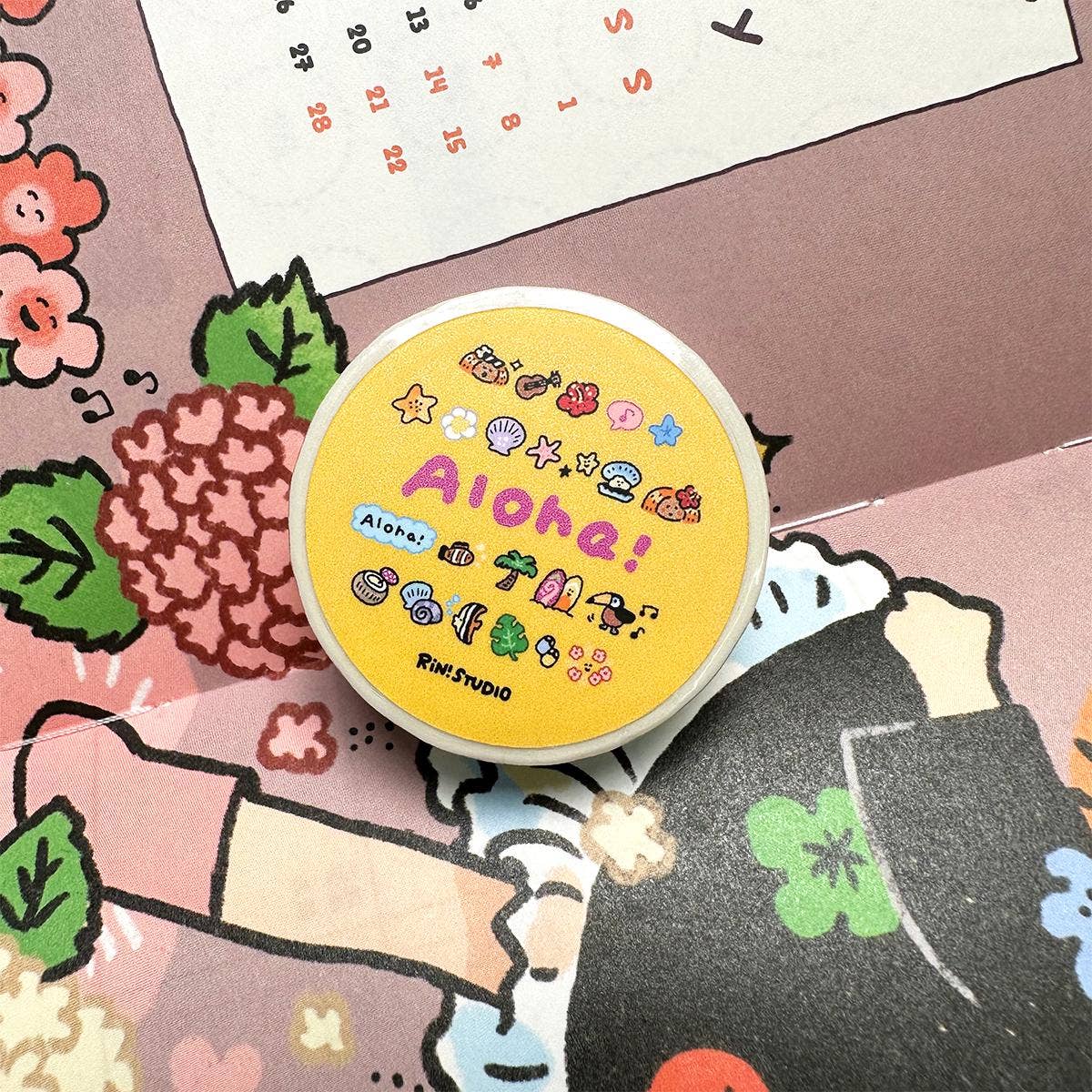 RiN! Studio Aloha Mini Washi Tape