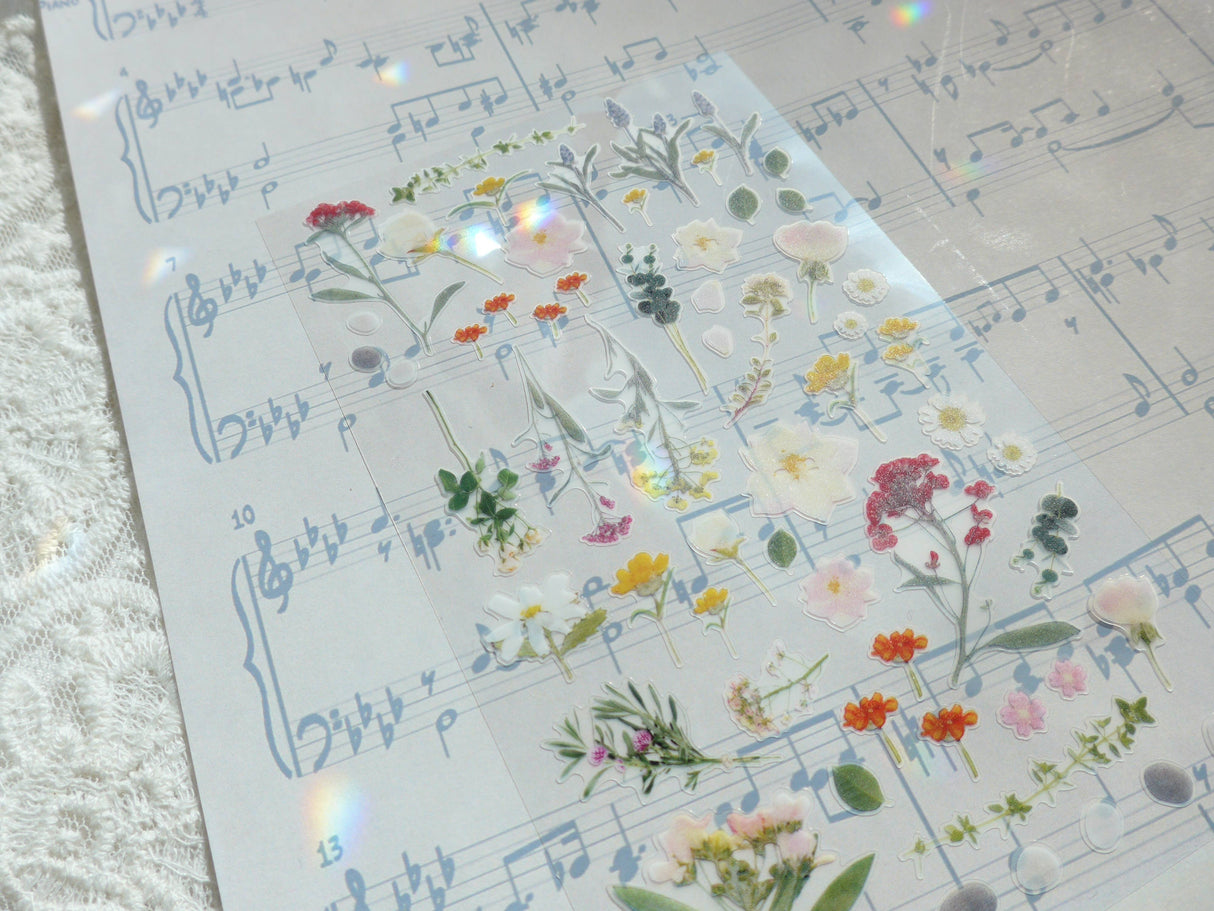 Suatelier Design Stickers - Flower Letter