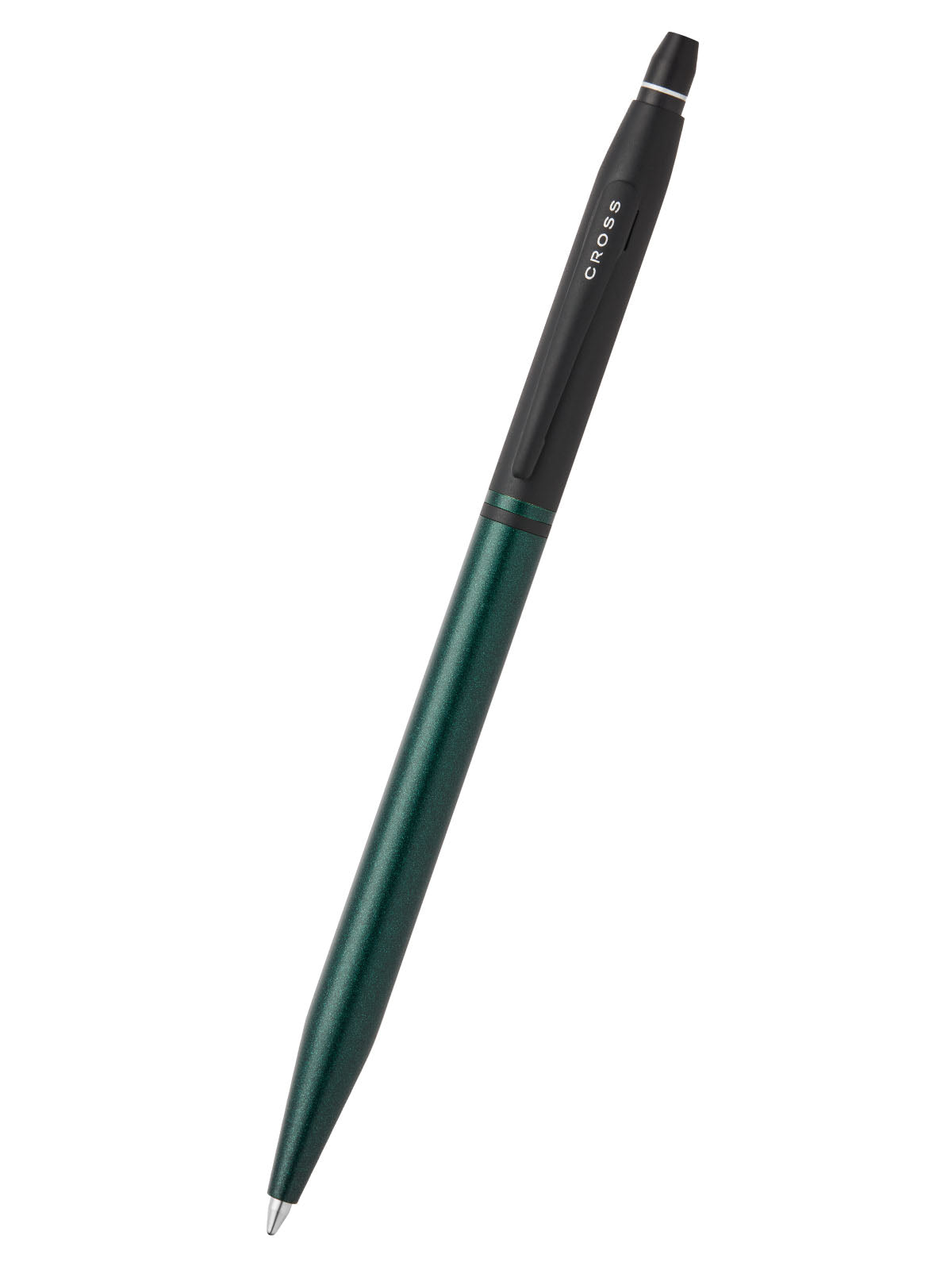 Click Tuxedo Satin Metallic Green Ballpoint Pen
