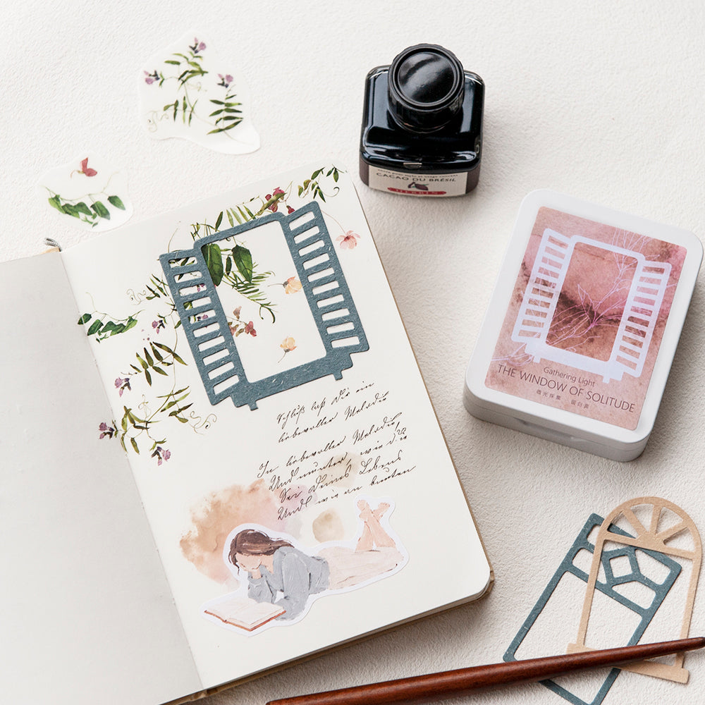 MU Journaling Die-Cut Card Series - The Window Of Solitude