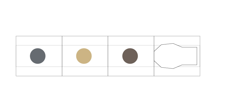 MU Inky Pen - Mud Brown/Sand Beige/Rock Black (BIP004) angle 2