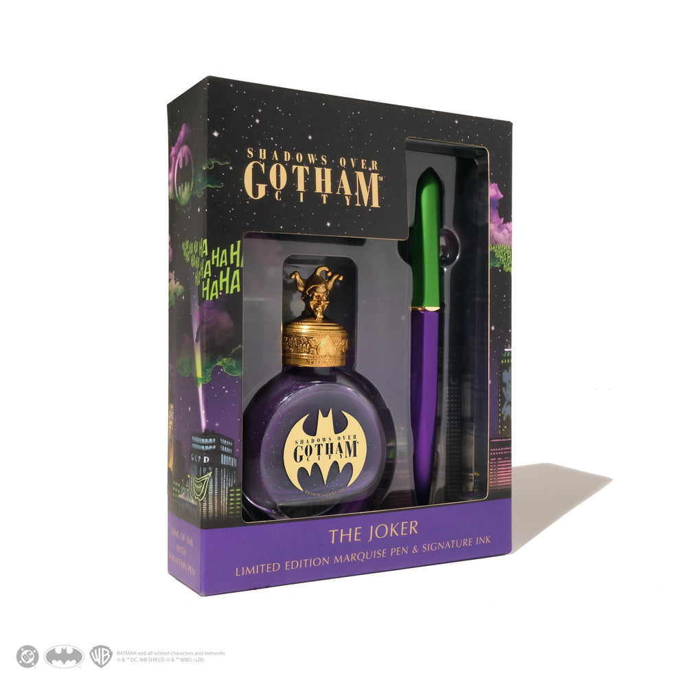 Ferris Wheel Press x Batman The Joker Marquise Pen and 38ml Ink Set