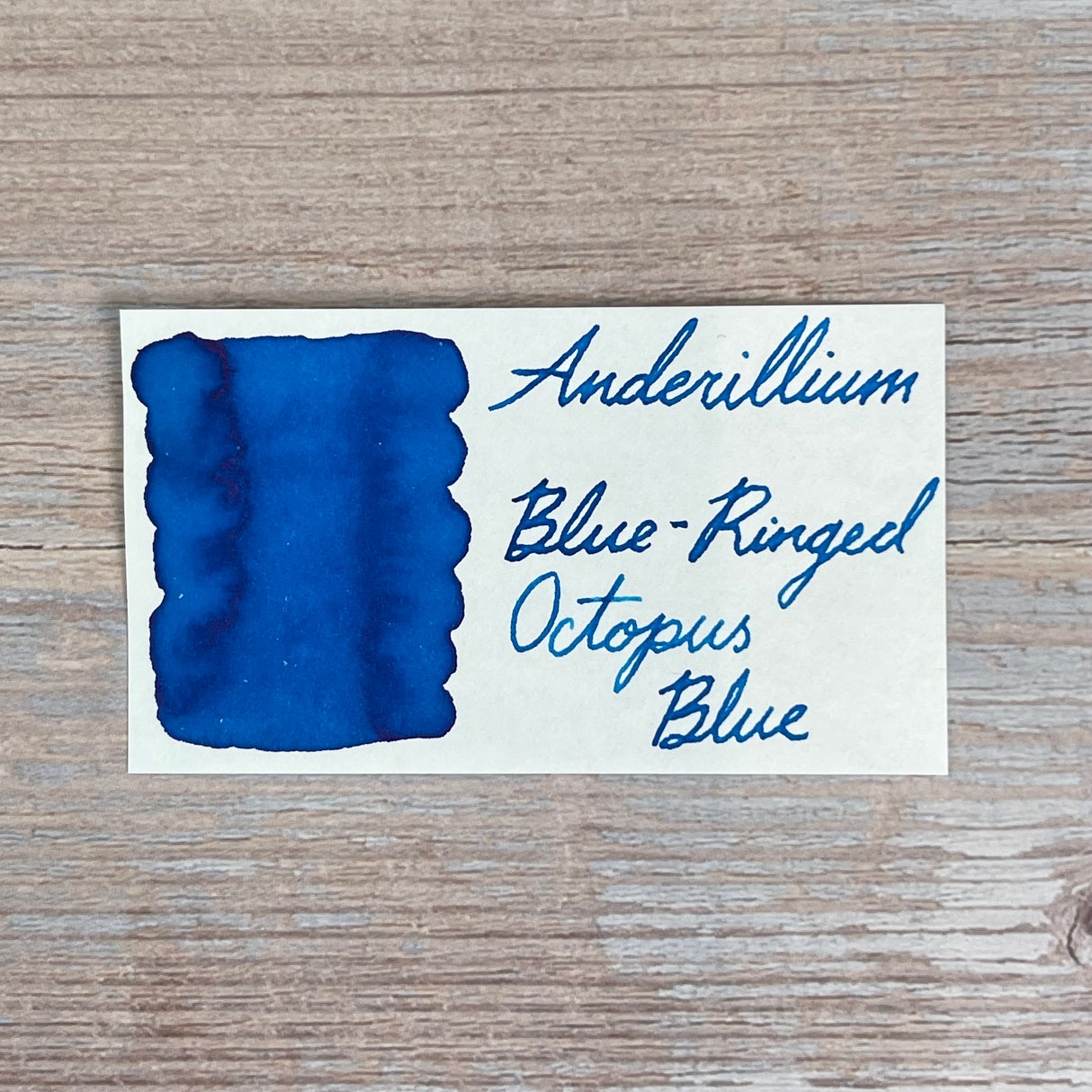 Anderillium Blue-Ringed Octopus Blue - 1.5 Oz Bottled Ink