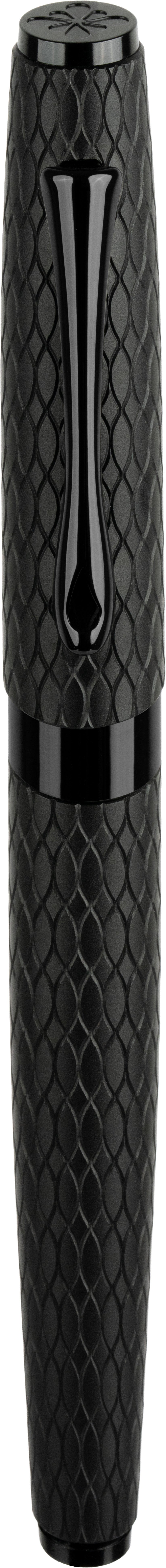Diplomat Cobra Fountain Pen - Black Guilloche