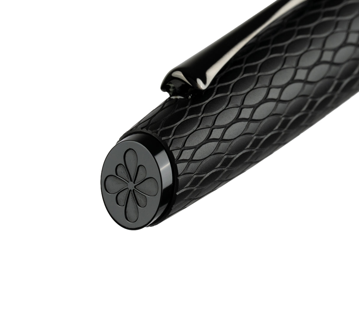 Diplomat Cobra Fountain Pen - Black Guilloche