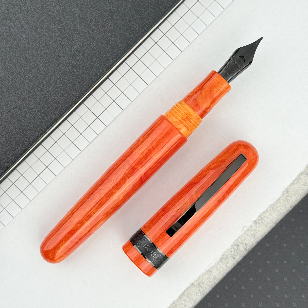 Conklin 1898 Fountain Pen - Multi Orange