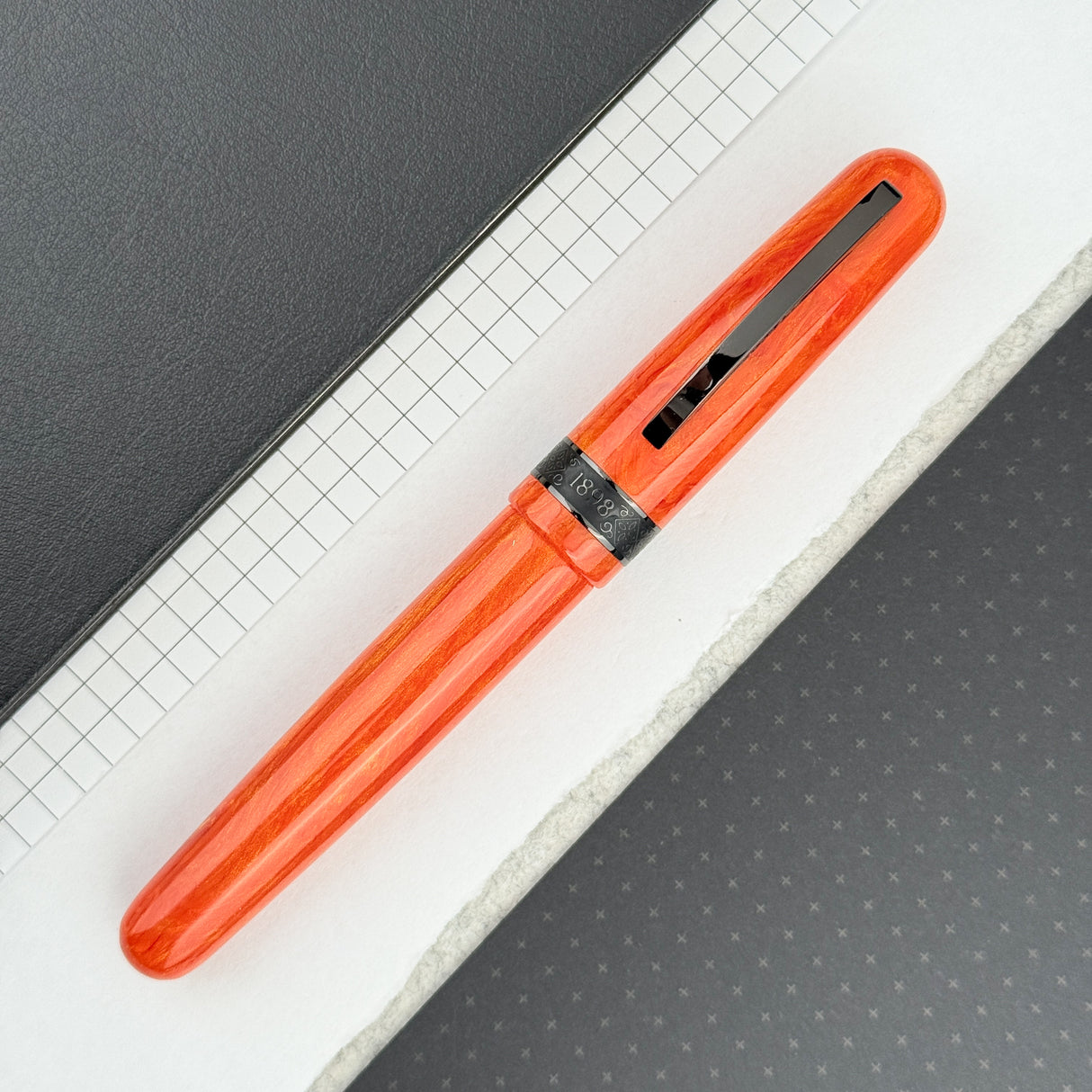 Conklin 1898 Fountain Pen - Multi Orange