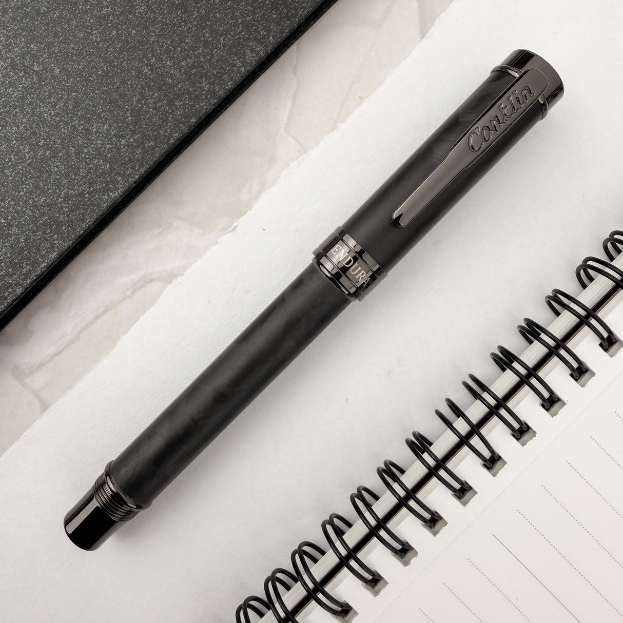 Conkin Endura Forged Carbon Fountain Pen