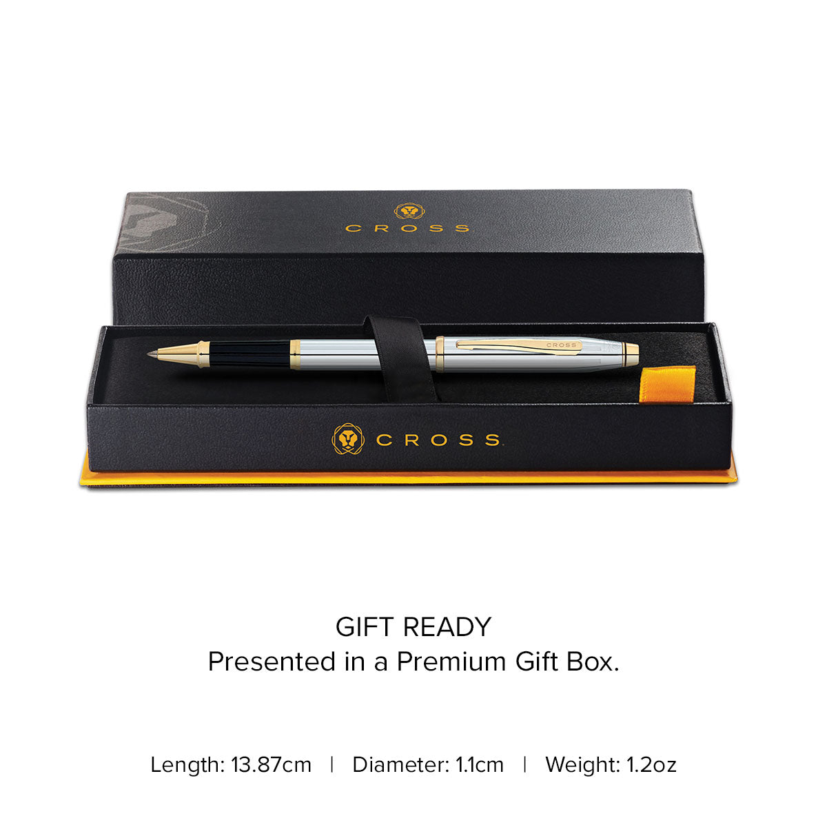 Century II Medalist Rollerball Pen - gift box and specs