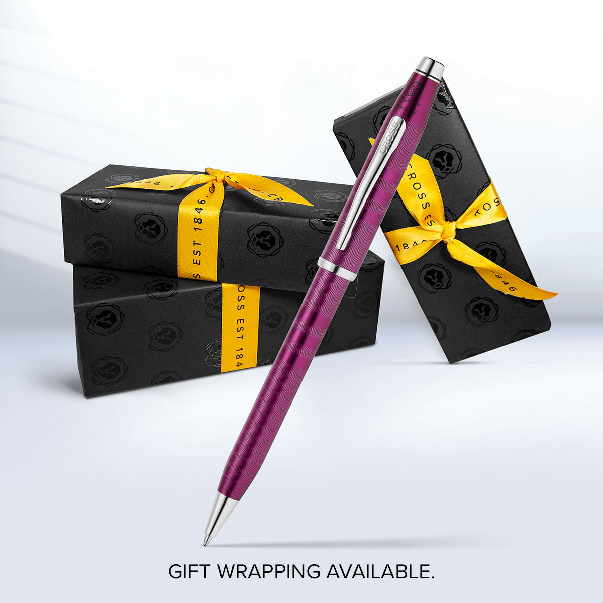 Century II Midnight Plum Ballpoint Pen - gift wrapping