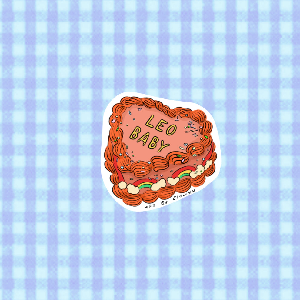Art By Elowyn Zodiac Cake Stickers - 3" Die-Cut Stickers