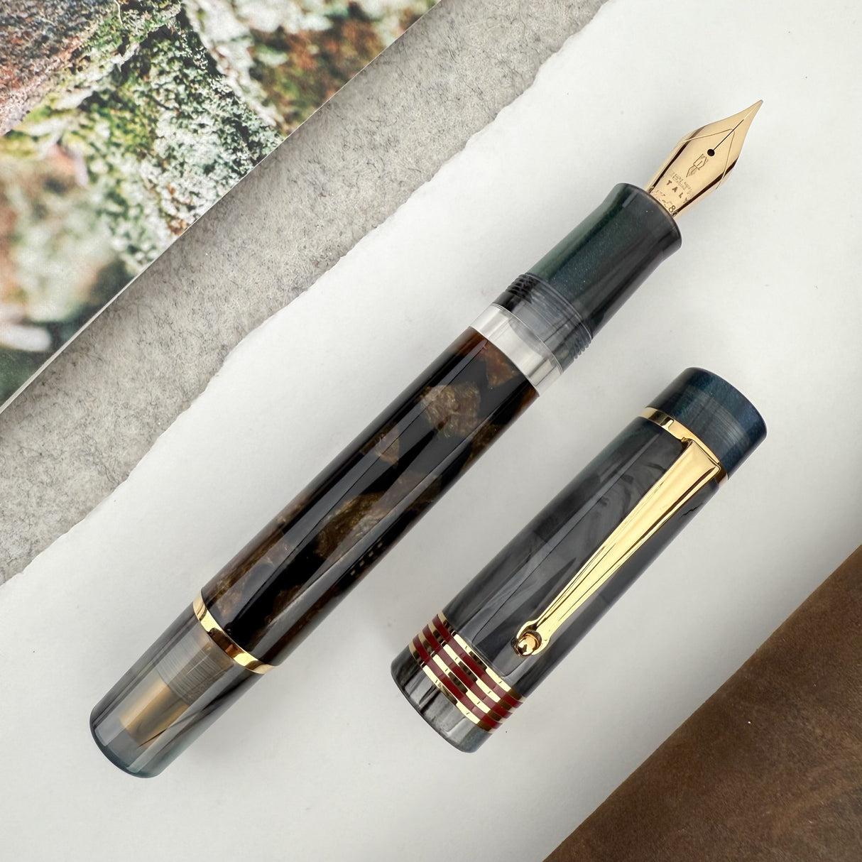 Delta Four Rings Collection Fountain Pen - Dolomiti Winter Stone (Limited Edition)