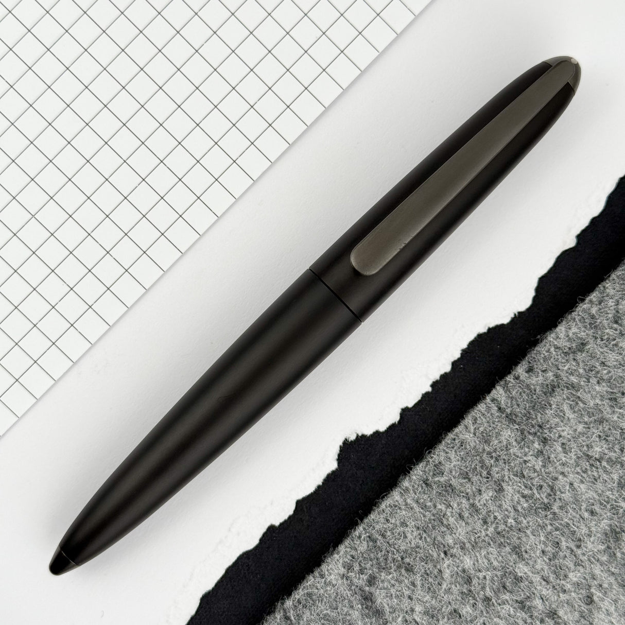 Diplomat Aero Rollerball Pen - Pure Black